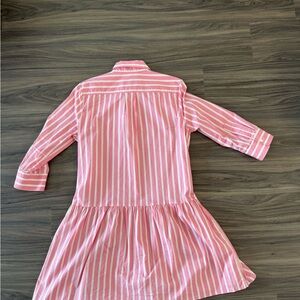 Pink Striped Kids Dress